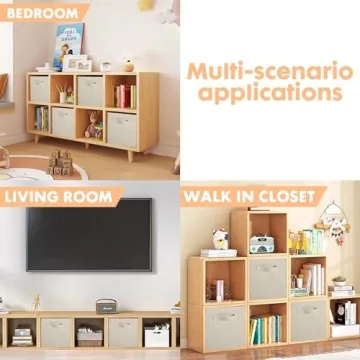 Stylish ShellKingdom Foldable Storage Bins for Organizing