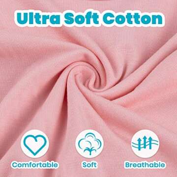 Newborn Baby Knotted Gown, Super Soft Silky Infant Long Sleeve Sleeper for Baby Girl and Boy Sleepin...