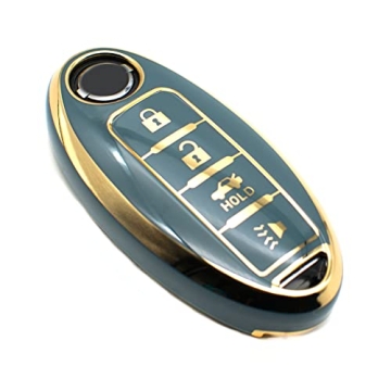 FEYOUN Key Fob Cover for Nissan Altima & Infiniti Q50 Stylish Protection Case