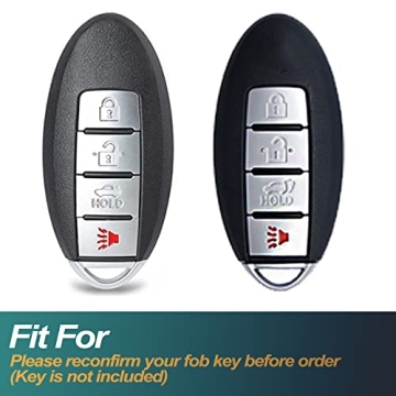 FEYOUN Stylish Key Fob Cover for Nissan Infiniti Cars