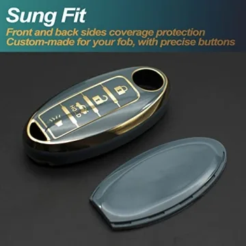 FEYOUN Stylish Key Fob Cover for Nissan Infiniti Cars
