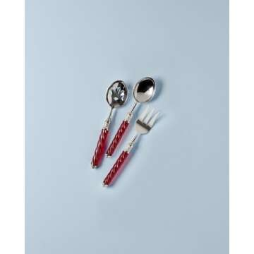 Lenox 878975 Holiday Jewel 3-Piece Serving Set