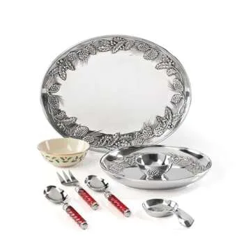 Lenox 878975 Holiday Jewel 3-Piece Serving Set