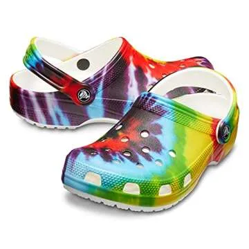 Bright and Comfortable Crocs Classic Tie Dye Clogs