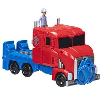 Transformers EarthSpark Spin Changer Optimus Prime Action Figure