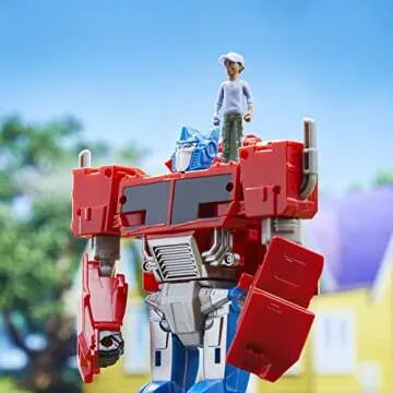 Transformers EarthSpark Spin Changer Optimus Prime Action Figure