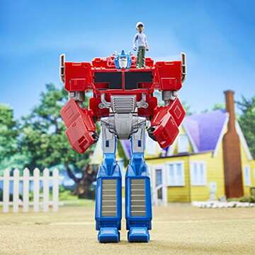 Transformers EarthSpark Spin Changer Optimus Prime Action Figure