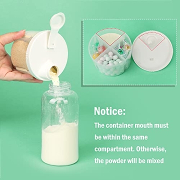 Accmor Baby Formula Dispenser Compact Non-Spill Container