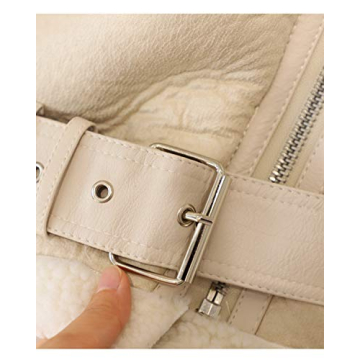 YILANUOYI Stylish Winter Faux Leather Jacket for Women