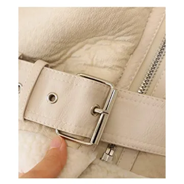 YILANUOYI Stylish Winter Faux Leather Jacket for Women