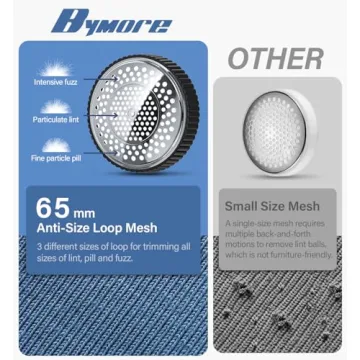 Bymore Fabric Shaver for Lint Removal and Clothing Care