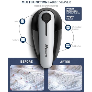 Bymore Fabric Shaver for Lint Removal and Clothing Care