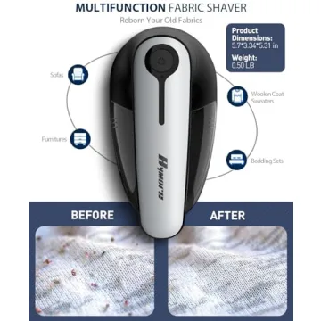 Bymore Fabric Shaver for Lint Removal and Clothing Care