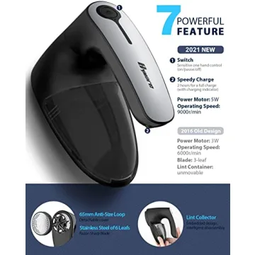 Bymore Fabric Shaver for Lint Removal and Clothing Care