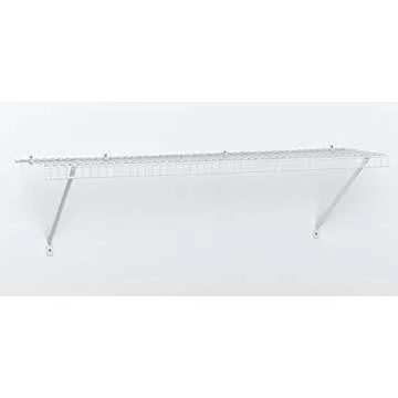 ClosetMaid Wire Shelf Kit with Hardware - 4ft Wide Shelving for Pantry, Closet & Utility