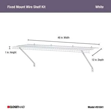 ClosetMaid Wire Shelf Kit for Easy Storage Solutions