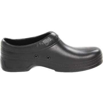 Skechers Women's Work: Oswald - Clara Clog, Black, 8 B - Medium