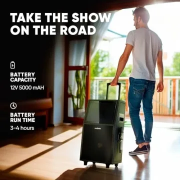 Allegro X8 2.0 Karaoke Machine with Wireless Microphones