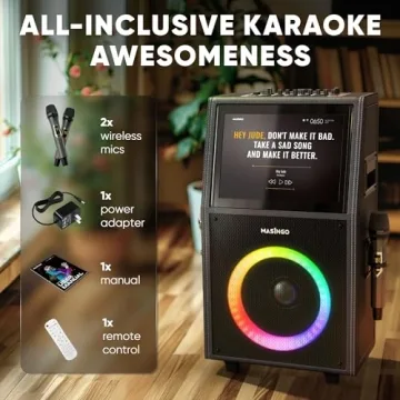 Allegro X8 2.0 Karaoke Machine with Wireless Microphones