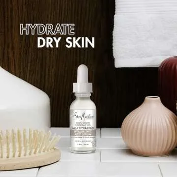 Hyaluronic Acid Serum Hydrates Dry Skin with Coconut Oil