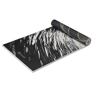 Gaiam Yoga Mat Premium Print Reversible Extra Thick Non Slip Exercise & Fitness Mat for All Types of...