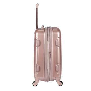 kensie Women's Alma Luggage, Rose Gold, 3 Piece Set (28"/24"/20")