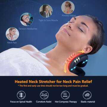 Cozyhealth Neck Stretcher for Pain Relief and Relaxation