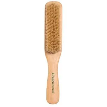 GranNaturals Double Sided Boar Bristle Hair Brush for All Hair Types