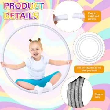 WinnerWhy Adjustable Toy Hoops for Kids and Pets