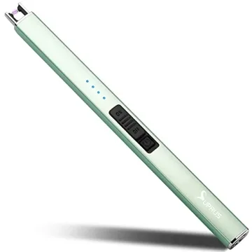 SUPRUS Electric Lighter Arc Windproof Flameless USB Lighter Rechargeable Lighter with Safety Lock fo...