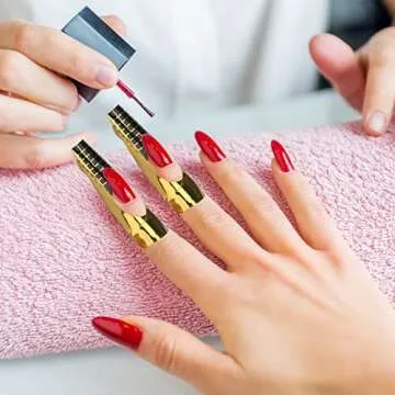 G2PLUS Nail Forms - 500 Self-Adhesive Stickers for Home Use