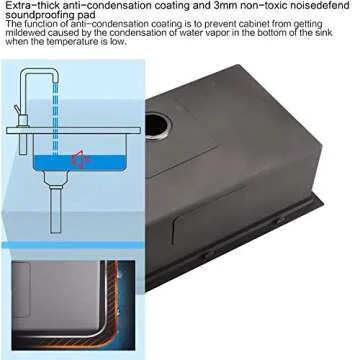 33 Inch Black Kitchen Sink Drop In Workstation - VOKIM 33x22-Inch Drop In Sink 16 Gauge Black Stainless Steel Single Bowl Kitchen Sink 10'' Deep Handmade Kitchen Sink with Cutting Board& Strainer