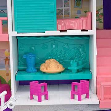 Polly Pocket Hidden Places Beach Vibes Backpack with Beach Theme, Dolls & Accessories