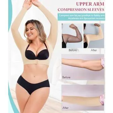 LODAY Upper Arm Slimming Compression Sleeves for Women