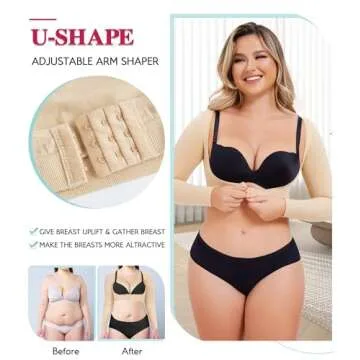 LODAY Upper Arm Slimming Compression Sleeves for Women