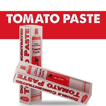 SMT San Merican Tomato Double Concentrated Tomato Paste, Imported from Italy, 4.4 oz (Pack of 2)