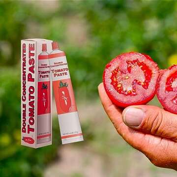 SMT San Merican Tomato Double Concentrated Tomato Paste, Imported from Italy, 4.4 oz (Pack of 2)