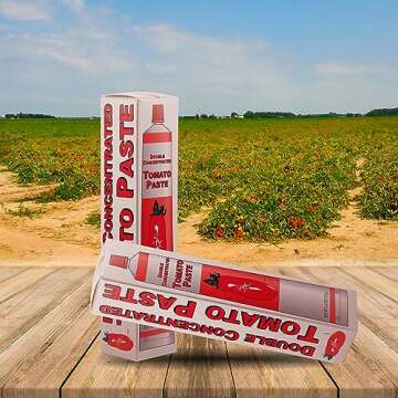 SMT San Merican Tomato Double Concentrated Tomato Paste, Imported from Italy, 4.4 oz (Pack of 2)