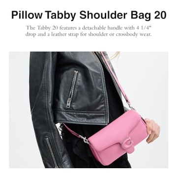 Elegant Coach Tabby Bag 20 in Vivid Pink