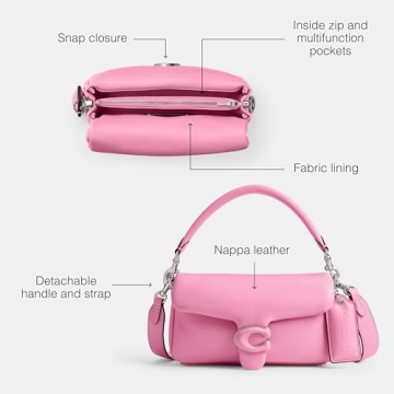 Elegant Coach Tabby Bag 20 in Vivid Pink