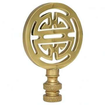 Satco Oriental Brass Finial for Elegant Lighting Accents
