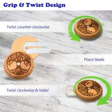 Handcrafted Ufo Bread Lame Scoring Tool for Home Bakers