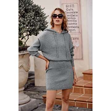 PRETTYGARDEN Women's Cozy Winter Sweater Dress