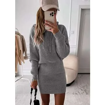 PRETTYGARDEN Women's Cozy Winter Sweater Dress