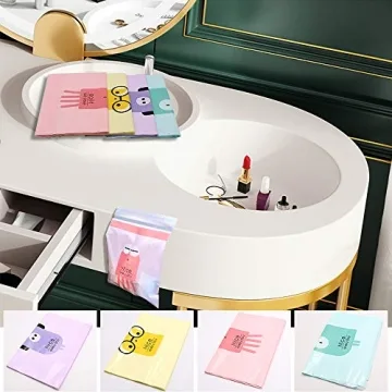 60PCS Easy Stick-On Trash Bags for Cars and Travel