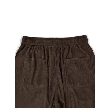 Stylish SOLY HUX Men's Corduroy Sweatpants with Pockets