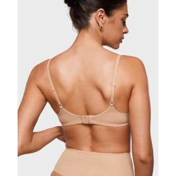 INLYRIC Women's Plus Plunge Bra - Fluffy Comfort & Style