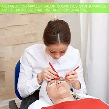 Qleng Eye Pads Lash Extensions Kit, 110 Pairs Hydrogel Patch Gel Pad Beauty Makeup Tool for Under Ey...