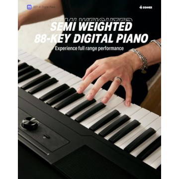 Donner DEP-45 88 Key Digital Piano Ultrathin Portable Bluetooth