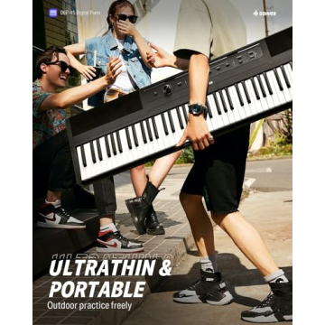 Donner DEP-45 88 Key Digital Piano Ultrathin Portable Bluetooth
